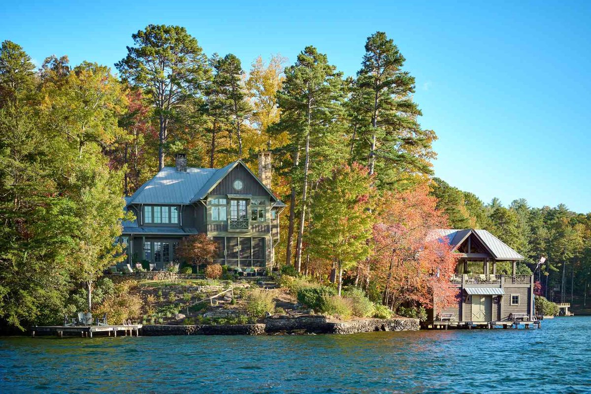 Lake Burton Road Corridor, GA - This Georgia Lake House Was Built For Life On The Water